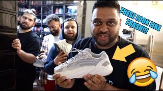 MY FRIENDS ROAST MY SNEAKER COLLECTION! *MUST WATCH*