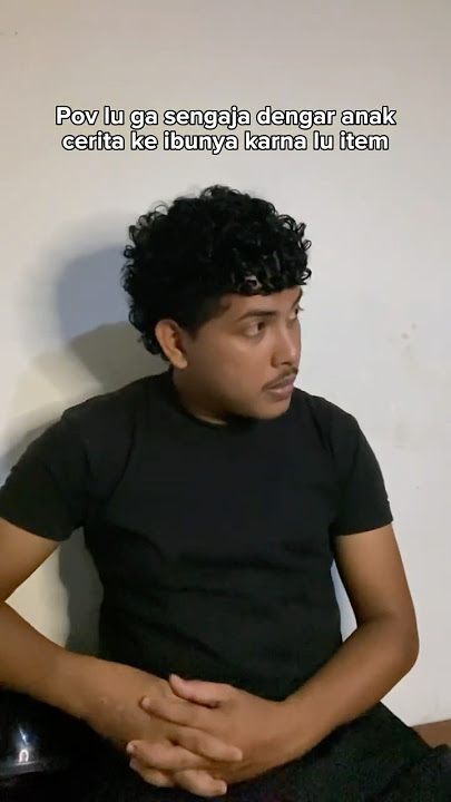 Cuma karna ayah hitam ya nak 🥲