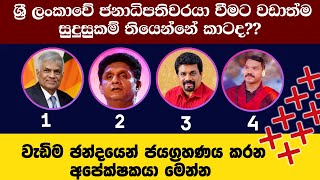 සුදුසුකම් වැඩිම අපේක්ෂකයා | Predicting the Outcome: Sri Lanka 2024 Election