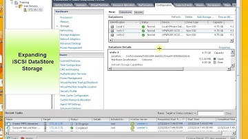 VMWARE Labs- Add local iSCSI datastore in vSphere vCenter of ESXi 5