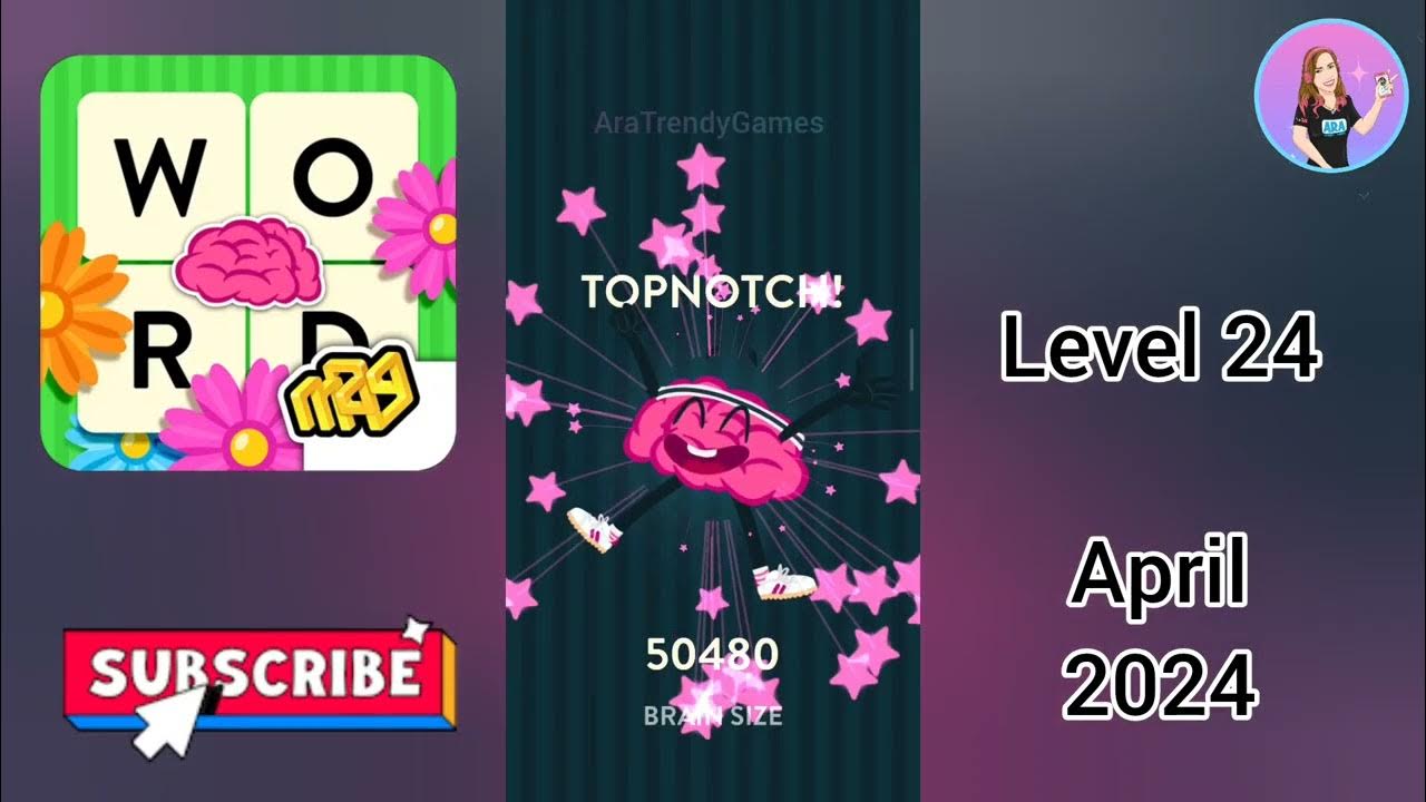 Wordbrain April 2024 8X8 Puzzles Level 21 30 Answers YouTube