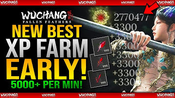 5k+ RED MERCURY Per MINUTE XP FARM EARLY GAME in Wuchang Fallen Feathers LEVEL UP FAST Guide