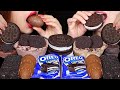 ASMR OREO ICE CREAM SANDWICH, CHOCOLATE CREAM EGGS, MOUSSE CAKE, ALFAJOR, MARSHMALLOW JELLY CAKE 먹방