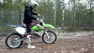 KX 250 FMF Gnarly Pipe test 2