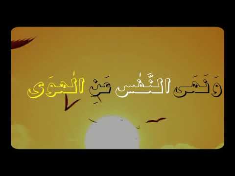 خلاصة القول اما من خاف مقام ربه ونهى النفس عن الهوى