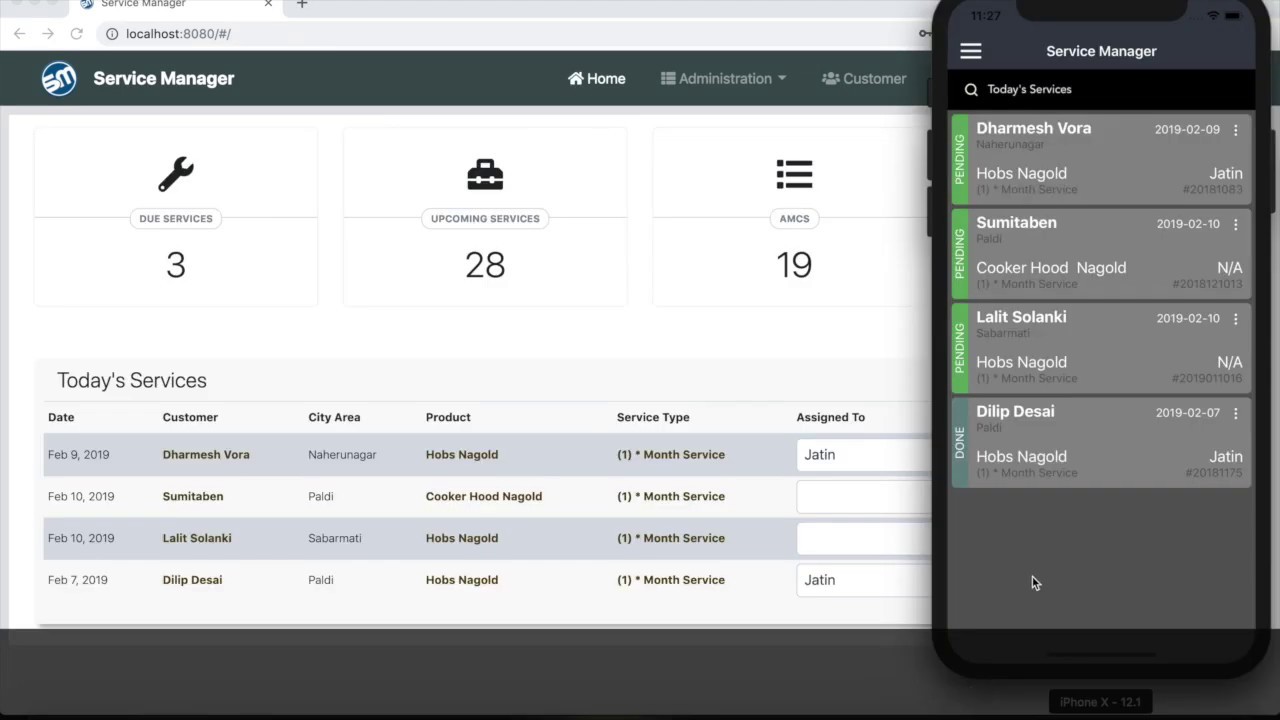 Service Manager Software - YouTube