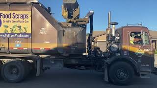 Visalia Peterbuilt 320 Heil Rapid Rails (RR) on Garbage