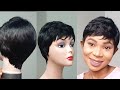 PIXIE WIG / DIY How To Make a Pixie Wig Easy Steps