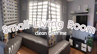 SMALL LIVING ROOM CLEANING | CLEAN WITH ME | CLEANING MOTIVATION | STAY AT HOME MOM | MOTHERHOOD