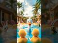 Pool Party Dance with Duck & Ducklings | Must Watch Shorts