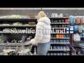 Silent Cozy Vlog 🌿  Everyday Life in Finland 🌿 Grocery shopping, Remote Working, Calm Evening