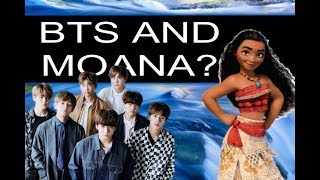 BTS AND MOANA?!