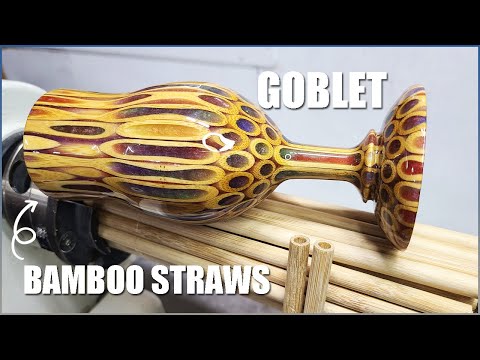 Woodturning - Bamboo Goblet