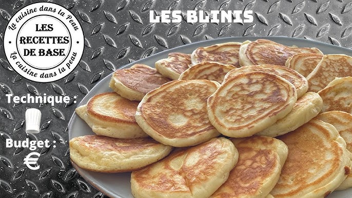 Recette des Blinis Maison - Pâte à Blini Authentique