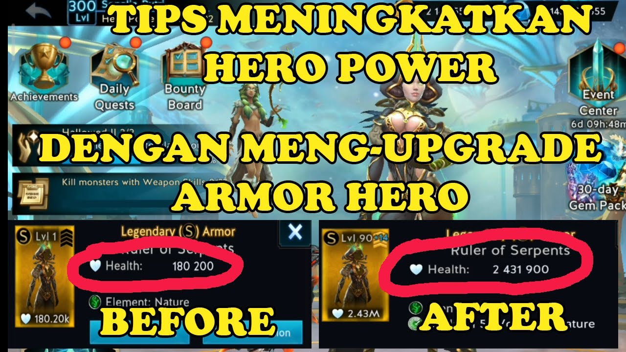 BLADE BOUND || TIPS MENINGKATKAN HERO POWER