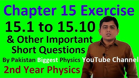 2nd year physics, Chapter 15: Electromagnetic induction – Exercise questions; (MARKS GUARANTEED)