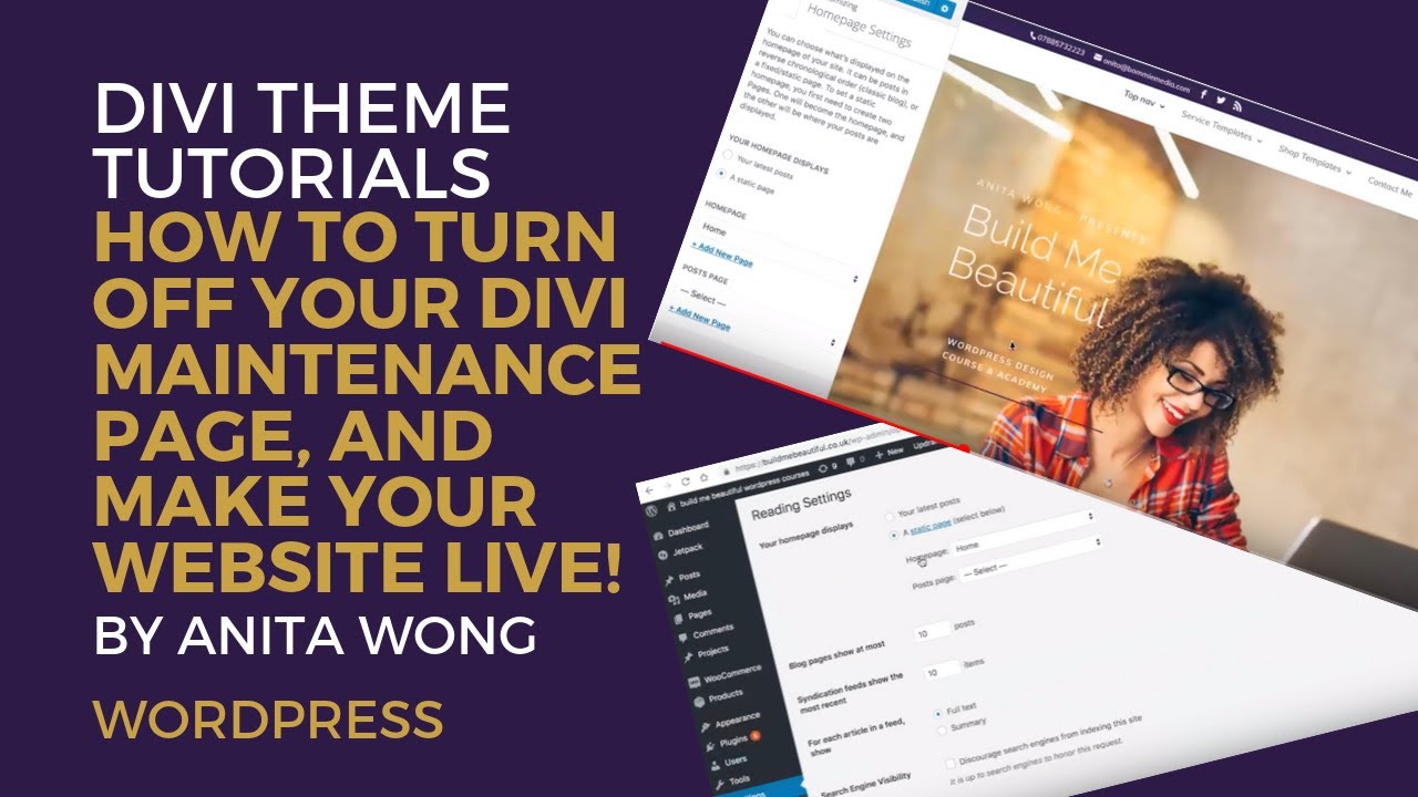 social media for small business podcast Built your Website? FANTASTIC! Now let's make your website LIVE and remove the maintenance page!