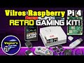 Vilros Raspberry Pi 4 Retro Gaming Kit + Setup Lakka and Supreme PRO RetroPie