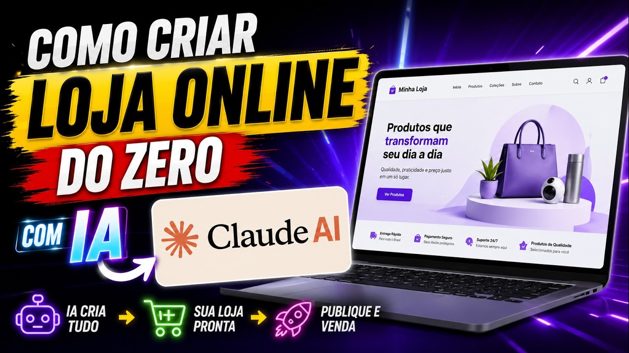 Como criar uma loja online do zero com Claude AI