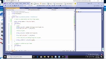 [3DVIETPRO] Trao đổi với Bạn Thành mới bắt đầu học lập trình-xử lý văn bản trong c# và unity - P1