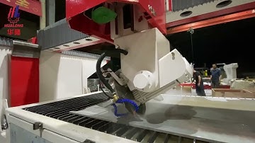 5 axis CNC bridgesaw cut machine and waterjet machine combined Siemens