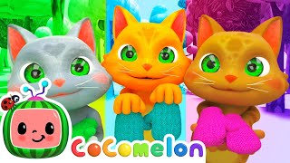 Three Little Kittens | Animal Time | CoComelon Nursery Rhymes \& Kids Songs