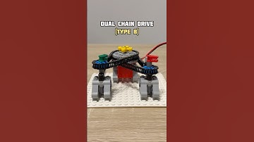 Dual Chain Drive (Type B) #lego #technic #legotechnic #mechanical #diy #mechanism