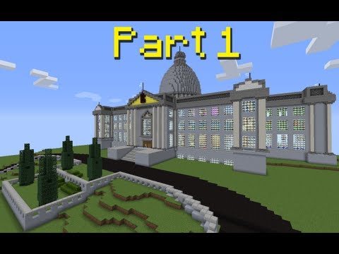 Minecraft: Mr Burns' Mansion Tour (Part 1 re-upload)