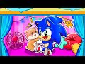 Baby Sonic Build A Secret Rooms Under The Bed For Hamster - Sonic Animation