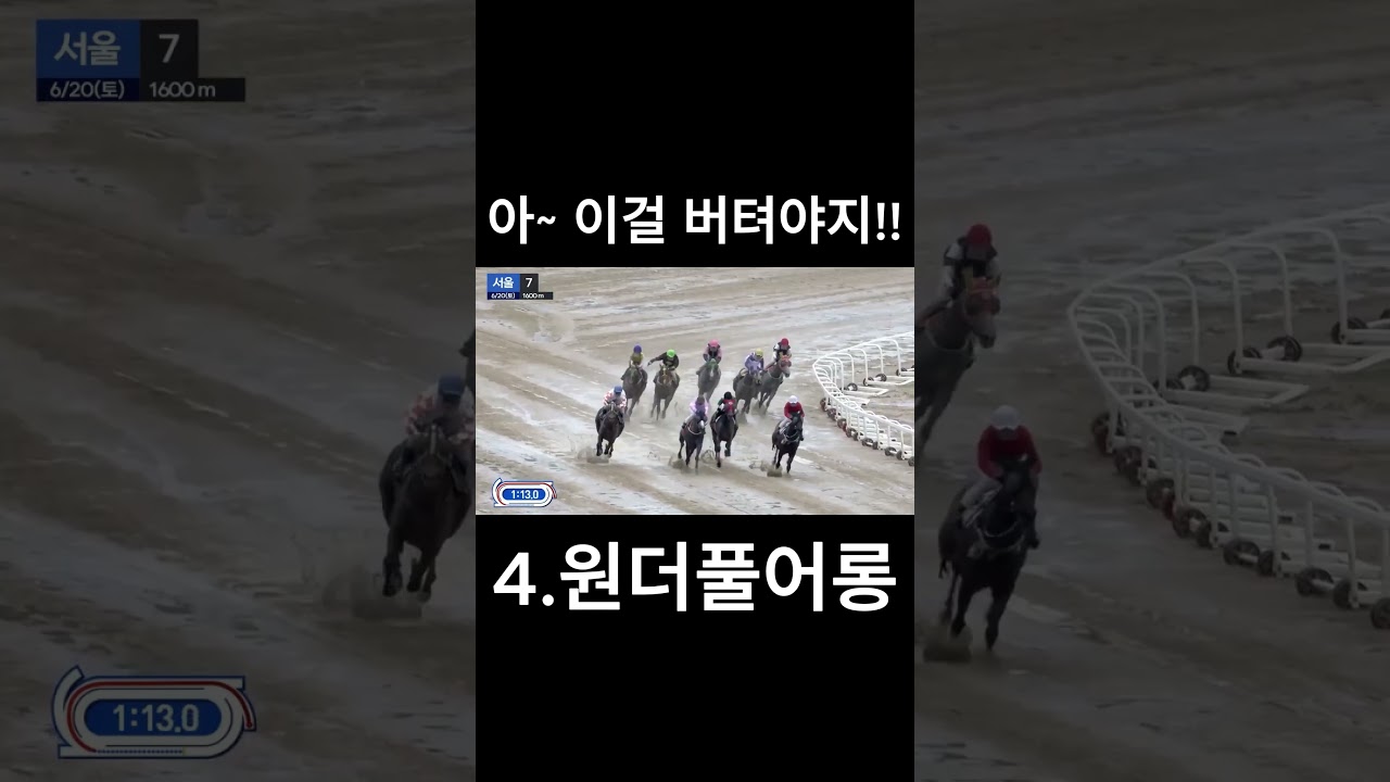 아~ 이걸 버텨야지   #경마  #경마예상  #경마방송  #경마예상방송  #서울경마  #금요경마  #토요경마  #일요경마 #경마장