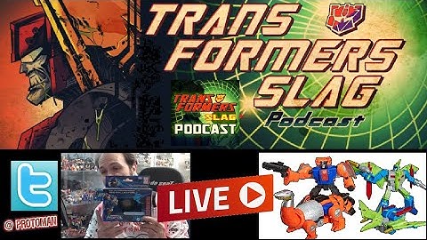 SLAG LIVE - Transformers Unreleased G2 Dinobots are HERE!