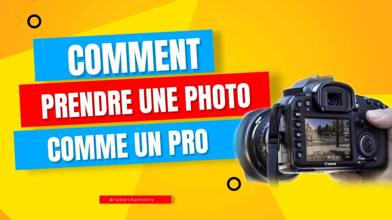 COMMENT PRENDRE UNE PHOTO PROFESSIONNELLE - YouTube
