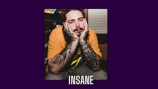 Post Malone  - Insane [ slowed + reverb + stereo ]