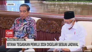 Istana Tegaskan Pemilu 2024 Digelar Sesuai Jadwal