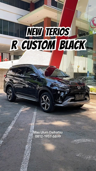Daihatsu Terios tipe R Custom Black #terios #newterios #daihatsuterios