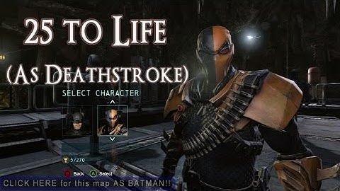 25 to Life (As Deathstroke) - Combat Challenge Map Perfect Round - Batman Arkham Origins