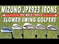 Mizuno jpx923 irons  for average and slow swing golfers