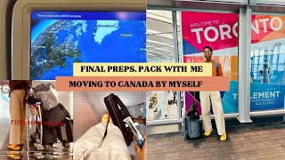 Pack + Prep With Me For Canada, Final Days in Nigeria | Moving To Canada Vlog