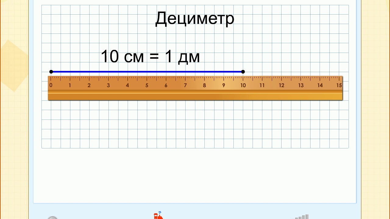 1 дециметр имеет