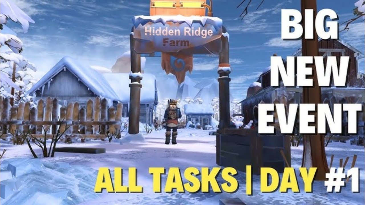 NEW EVENT! WINTER OF DESPAIR 2024-ALL DAY 1 TASKS I LAST DAY ON EARTH SURVIVAL