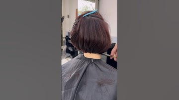 Dang Hieu. Kiểu tóc ngắn Layer Bob cho Nữ mặt tròn, tóc dày. #danghieuhairstylist #layerbobhaircut