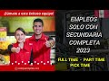 ✔ TRABAJOS  FORMALES  CON TODOS LOS BENEFICIOS DE LEY  - FULL TIME - PART TIME - PICK TIME