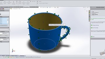 Solidworks Simulation Thermal   coffee cup