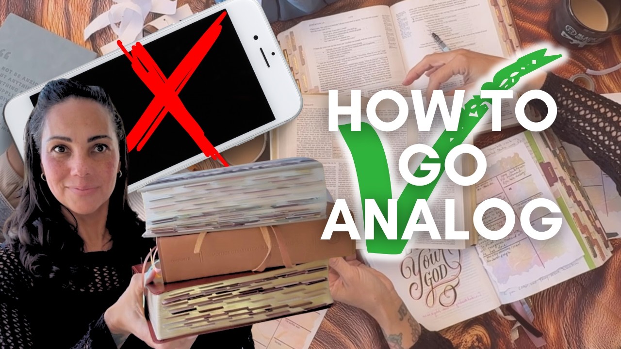 Изучение Библии без использования технологий | Как изучать Библию по аналогии с бумажными книгами.