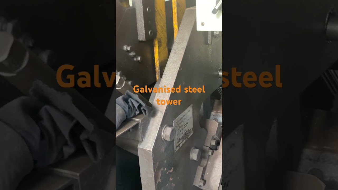 Galvanised steel tower# Whatsapp :8615726262672 Google Address ;www.qdmttower.com