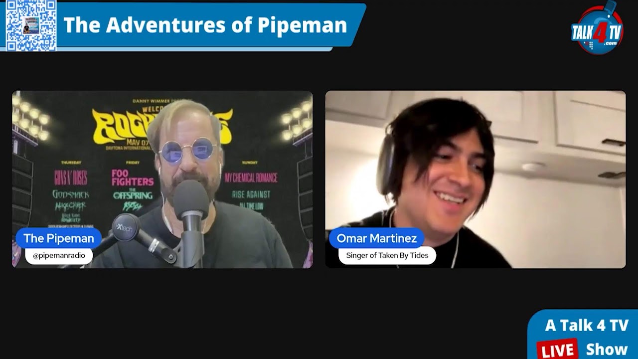 Anberlin & Taken By Tides at Welcome to Rockville 2026 - PipemanRadio Interviews Anberlin & Taken By Tides at Welcome to Rockville 2026 - PipemanRadio Interviews
