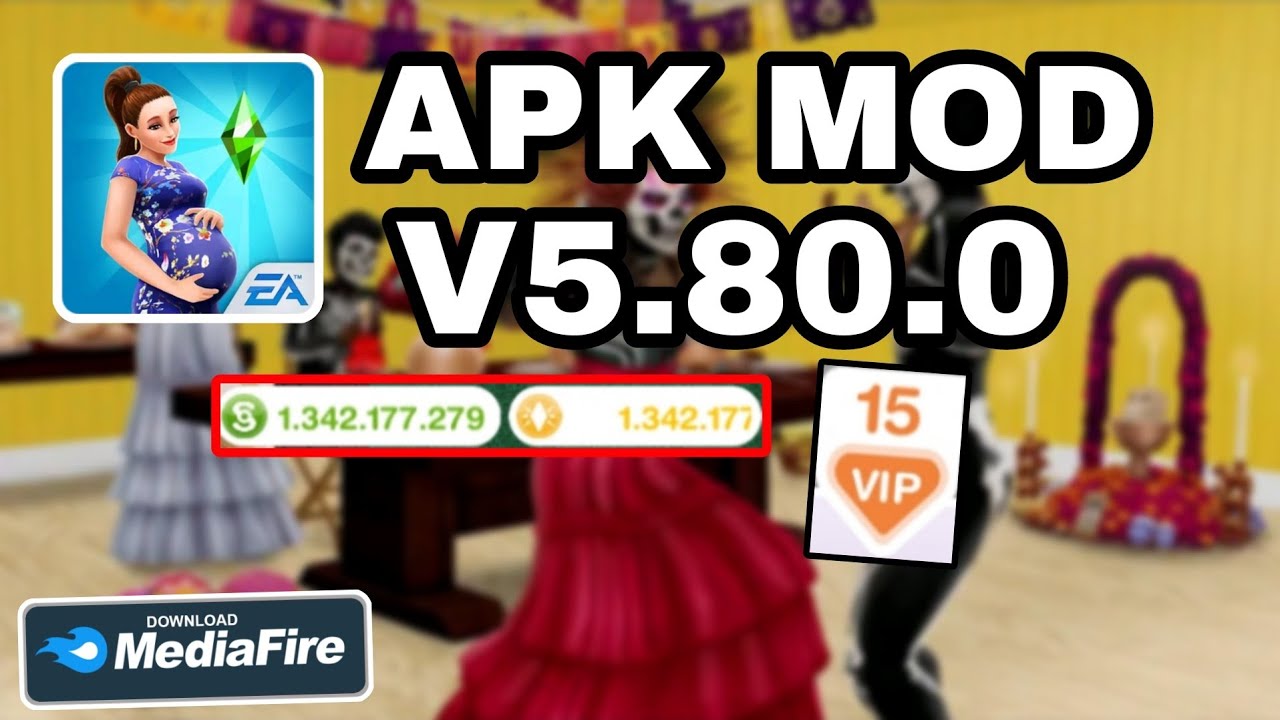 The Sims FreePlay v5.80.0 Apk Mod [Dinheiro Infinito / VIP] 