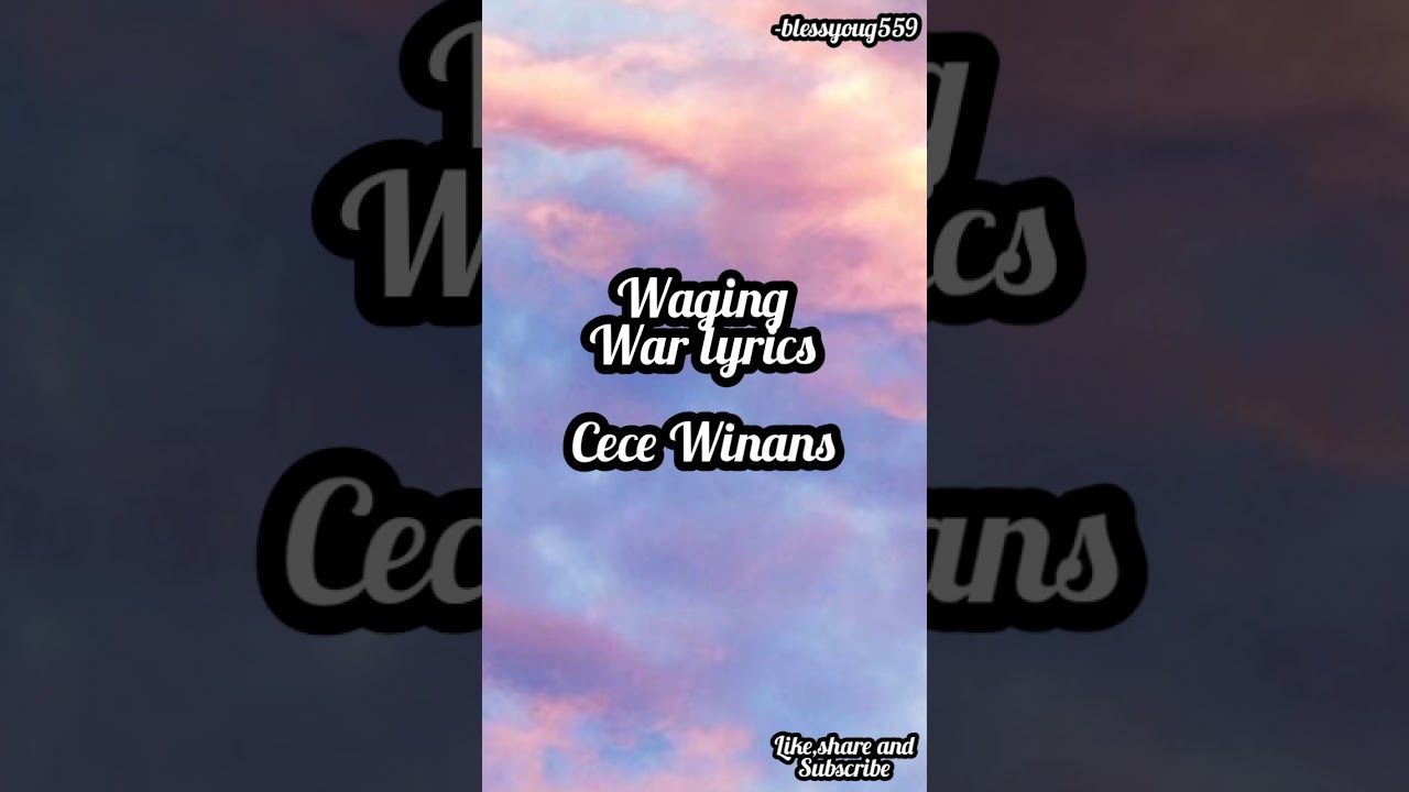 Waging war lyrics by CeCe Winans - YouTube