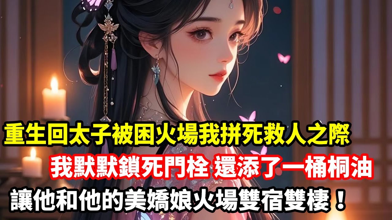 重生回太子被困火場我拼死救人之際，我默默鎖死門栓，還添了一桶桐油，讓他和他的美嬌娘火場雙宿雙棲！