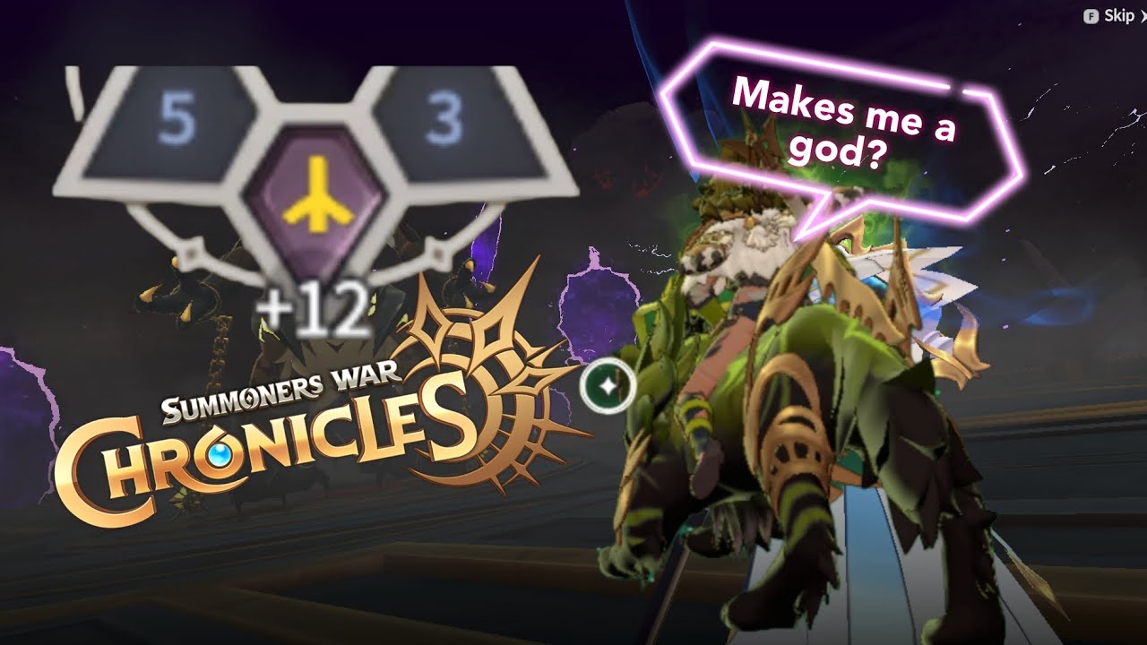 invasive runes is god tier for savanah the wind beast rider on summoners war : chronicles